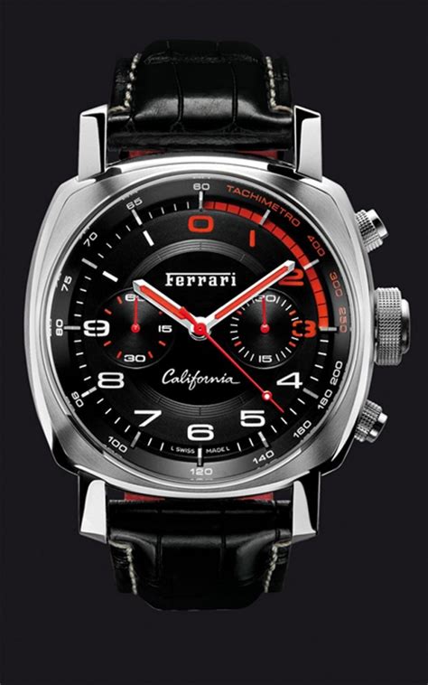 panerai ferrari california watch|scuderia ferrari men's watch.